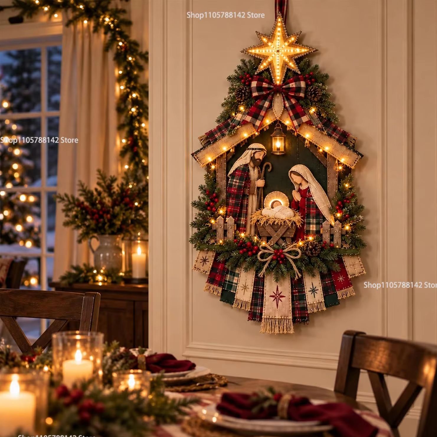 Lighting Christmas Decor - Zestaw do samodzielnego wykonania dekoracji świątecznej